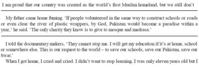 I am Malala - III