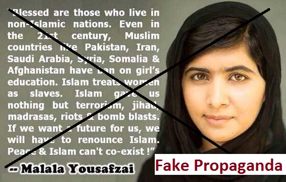 Anti-Malala- Propaganda